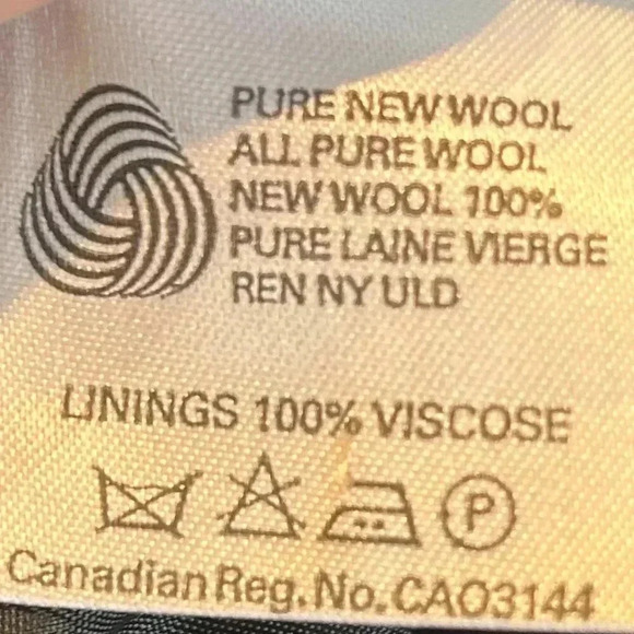 Vintage 90s Wool Blazer Sz 12 Red Gray Polka Dot Cropped Career‎ Jacket Corpcore - Picture 5 of 7